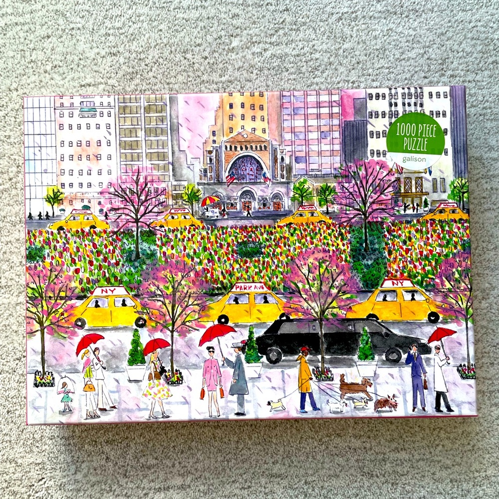 Galison Brand Spring on Park jigsaw puzzle